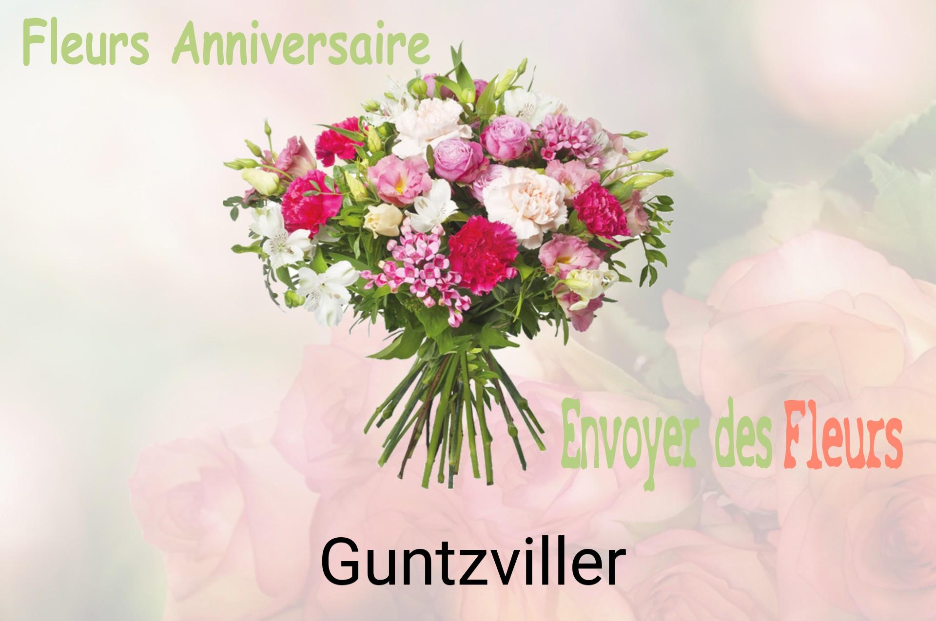 Bouquet de fleurs d’anniversaire livré à Guntzviller