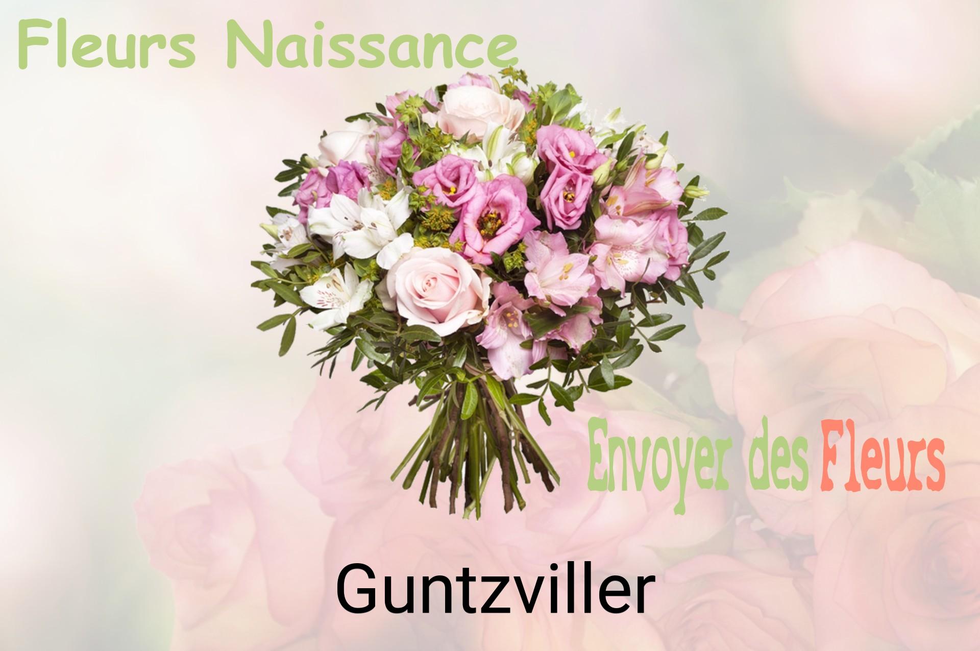 Bouquet de fleurs de naissance livré à Guntzviller